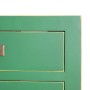 Mesita de Noche 45 x 30 x 66 cm Madera Verde DMF