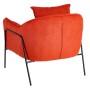 Fauteuil 76,5 x 70 x 74 cm Tissu Synthétique Métal Orange