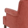 Fauteuil 77 x 64 x 88 cm Tissu Synthétique Bois Rouge foncé