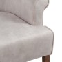 Fauteuil 77 x 64 x 88 cm Tissu Synthétique Beige Bois