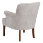 Fauteuil 77 x 64 x 88 cm Tissu Synthétique Beige Bois