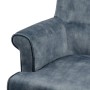 Fauteuil 77 x 64 x 88 cm Tissu Synthétique Bois Bleu clair