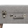 Coffre Tissu Synthétique Bois