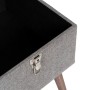 Coffre Tissu Synthétique Bois