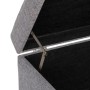 Coffre Tissu Synthétique Bois