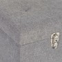 Coffre Tissu Synthétique Bois