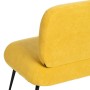 Fauteuil 81 x 51 x 79 cm Tissu Synthétique Bois Jaune