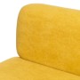 Fauteuil 81 x 51 x 79 cm Tissu Synthétique Bois Jaune