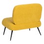 Fauteuil 81 x 51 x 79 cm Tissu Synthétique Bois Jaune