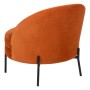 Sillón 71 x 73 x 72 cm Tejido Sintético Madera Naranja