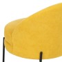 Sillón 71 x 73 x 72 cm Tejido Sintético Madera Amarillo