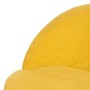 Sillón 71 x 73 x 72 cm Tejido Sintético Madera Amarillo