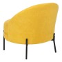 Sillón 71 x 73 x 72 cm Tejido Sintético Madera Amarillo