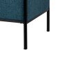 Coffre 83 x 40 x 43 cm Tissu Synthétique Métal