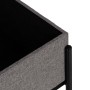 Coffre 83 x 40 x 43 cm Tissu Synthétique Métal