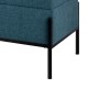 Coffre 123 x 40 x 43 cm Tissu Synthétique Métal