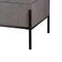 Coffre 123 x 40 x 43 cm Tissu Synthétique Métal