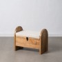 Coffre 64,5 x 34 x 51 cm Tissu Synthétique Bois