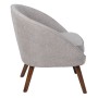 Fauteuil 73 x 61 x 76 cm Tissu Synthétique Gris Bois