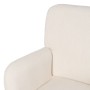 Fauteuil 71 x 69 x 87 cm Tissu Synthétique Métal Crème