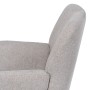 Fauteuil 71 x 69 x 87 cm Tissu Synthétique Gris Métal