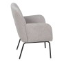 Fauteuil 71 x 69 x 87 cm Tissu Synthétique Gris Métal