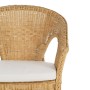 Fauteuil 57 x 58 x 80 cm Naturel Rotin