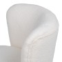 Fauteuil 66 x 65 x 72 cm Tissu Synthétique Métal Blanc