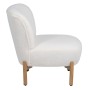 Fauteuil 62 x 75 x 74 cm Tissu Synthétique Métal Blanc