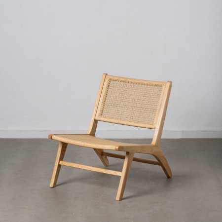 Fauteuil 60,5 x 73,5 x 72,5 cm Naturel Bois Rotin