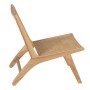 Fauteuil 60,5 x 73,5 x 72,5 cm Naturel Bois Rotin