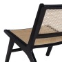 Fauteuil 60,5 x 73,5 x 72,5 cm Naturel Noir Bois Rotin