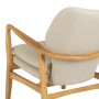 Fauteuil 67 x 73 x 84 cm Tissu Synthétique Beige Bois