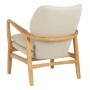 Fauteuil 67 x 73 x 84 cm Tissu Synthétique Beige Bois