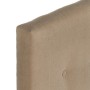 Cabecero de Cama 105 x 8 x 125 cm Tejido Sintético Beige