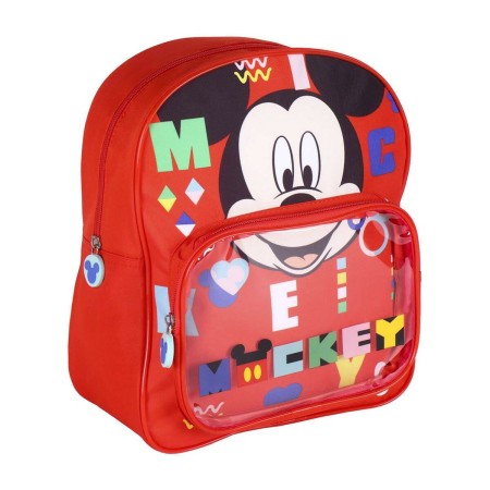 Cartable Mickey Mouse Rouge (25 x 30 x 12 cm)