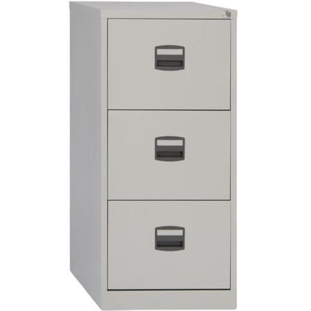 Armoire classeur Bisley 3 tiroirs 102 x 41 x 40 cm Gris Métal Acier A4