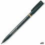 Rotulador permanente Staedtler Lumocolor Special F Negro 0,6 mm (10 Unidades)