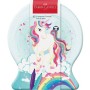 Ensemble de Marqueurs Faber-Castell Porte documents Multicouleur Licorne 33 Pièces