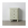 Mesita de Noche 45 x 36 x 66 cm Madera Crema DMF
