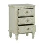 Mesita de Noche 45 x 36 x 66 cm Madera Crema DMF