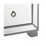 Mesita de Noche BRIGHT 50 x 40 x 68 cm Espejo Cristal DMF