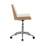 Chaise de Bureau 52 x 54 x 79 cm Naturel Blanc