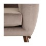 Fauteuil 81 x 73 x 70 cm Tissu Synthétique Bois Taupe