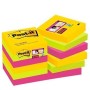 Set de Notas Adhesivas Post-it Super Sticky 47,6 x 47,6 mm Multicolor (3 Unidades)