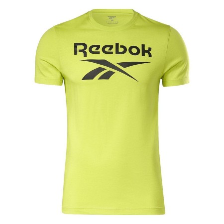 Camiseta de Manga Corta Hombre Reebok RI BIG LOGO TEE H49683 Amarillo