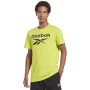 Camiseta de Manga Corta Hombre Reebok RI BIG LOGO TEE H49683 Amarillo