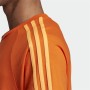 Camiseta de Manga Corta Hombre Adidas 3 Stripes Naranja