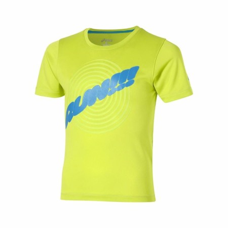 Camiseta Asics Run Verde limón