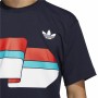 Camiseta de Manga Corta Hombre Adidas Ripple Azul oscuro